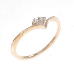 4°C BRIDAL ミル打ち エタニティ 裏石と刻印あり - メルカリ