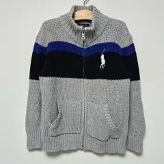 4T ポロ ラルフローレン キッズ ニット ジップアップ
