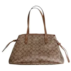 COACH シグネチャー ドロー ストリング キャリーオール トートバッグ