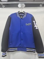 MLB 엠엘비 ブルー ブラック LA ドジャーズ スタジャン スタジアムジャンパー ヤキュウジャンパー L