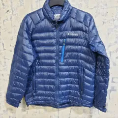 Columbia チタン ブルー 軽量 ダウン L