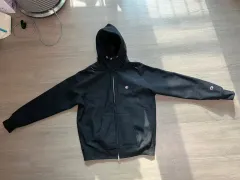 チャンピオン クラシック コットン ブラック フードジップアップ XL