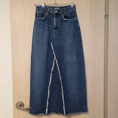デニム ロング スカート 26 27