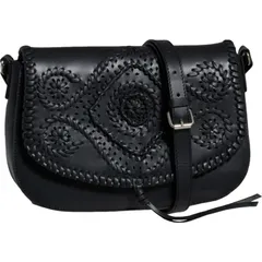 ラッキーブランド レディース バッグ ショルダーバッグ レザー Lucky Brand Cary Crossbody Bag Leather Black ブラック