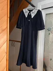 ネイビー カラ ONE PIECE