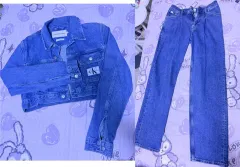 Jungkook/ ジョングク カルバン・クライン クロップド デニム ジャケット M サイズ