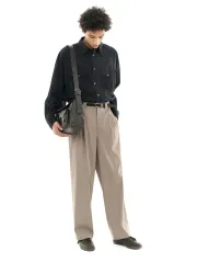 ビースロー 25SS ツータック テーパード パンツ