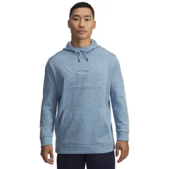 アンダーアーマー メンズ アウター パーカー・スウェット フリース Under Armour Mens Armour Fleece Twist Embossed Hoodie Blue Calm ブルー