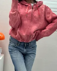 (WOMEN)カーハート クロップド フーディー - M1388