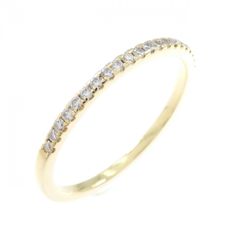 198】 K18PG ダイヤモンド 0.5ct ハーフエタニティ 11.5号弱 - メルカリ