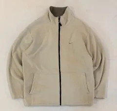 00s NIKE 日本版 アイボリー フリース ジャケット