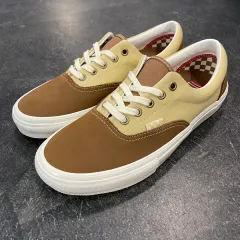 (275) VANS スケート エラ ヌバック ブラウン キャンバス