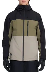 クイックシルバー メンズ アウター ジャケット・ブルゾン Quiksilver Mensycamore Block 20K Snow Jacket Black ブラックのサムネイル