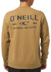 オニール メンズ アウター パーカー・スウェット シャツ ONeill Mens Fifty Two Cliffs Crew Sweatshirt Darkhaki カーキのサムネイル