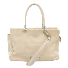 マークバイマークジェイコブス MARC by MARC JACOBS トートバッグ ショルダー 2WAY レザー 牛革 アイボリー /AE ■GY18