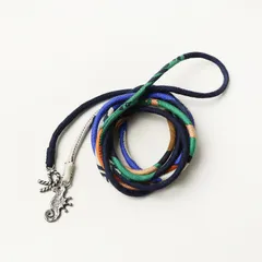 美品 45R 45rpm フォーティファイブアール シルクツイルリボン＼ネイビー系 ネックレス アクセサリー チャーム【2400014882759】のサムネイル