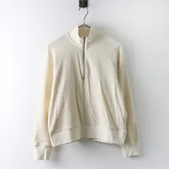 美品 2025AW MUJI 無印良品 ワッフル編みハーフジッププルオーバー M ベージュ┃サーマル トップス カットソー【2400014881448】のサムネイル