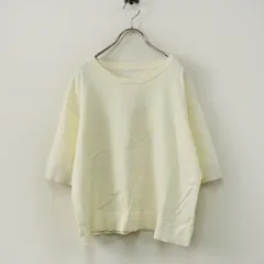 大きいサイズ ドゥクラッセ DoCLASSE 半袖ニット XXL｜オフホワイト トップス ブラウス カットソー【2400014884456】のサムネイル