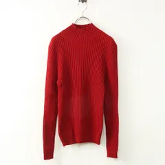 Archive romeo gigli ロメオジリ ウール ハイネック リブニットプルオーバー 9T レッド┃当時物 セーター 赤【2400014872118】のサムネイル
