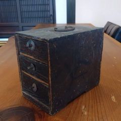 小物入れ 小引き出し 木製 小物収納ボックス 骨董 アンティーク ミ10
