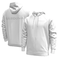 アンダーアーマー メンズ アウター パーカー・スウェット フリース Under Armour Mensouth Carolina Gamecocks White Hype Fleece FullZip Hoodie ホワイト