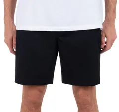 ハーレー メンズ ボトムス ハーフパンツ・ショーツ ショートパンツ Hurley Mens Icon Walkshort 19 Shorts Black ブラックのサムネイル
