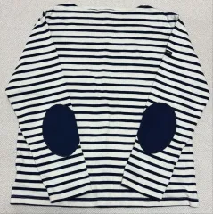 SAINT JAMES セントジェームス ギルドU Tシャツ (ストライプ 黄色)