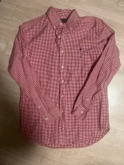 ポロ ラルフローレン レッド ギンガムチェック シャツ