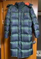 ポロラルフローレン タータンチェック ロングダウンジャケット サイズL