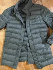 ビーンポール 中綿 ダウンジャケット コート カーキ 100