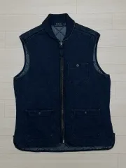 ポロラルフローレン インディゴ Шолカラー キルティング ベスト 正規品
