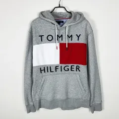 タミーヒルフィガー/起毛 フーディー Tシャツ 長袖 Tシャツ M L/ラデン