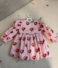 女の子 ダウン ONE PIECE (s)