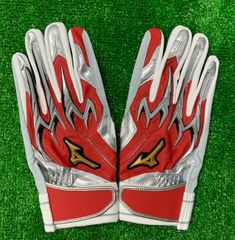 広島カープ 堂林翔太 実使用バッティンググローブ &ミズノプロ リスト