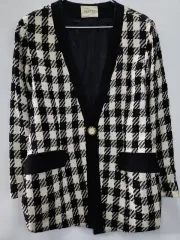 ヴィンテージ森ガール マルチ CHECK カーディガン ジャケット