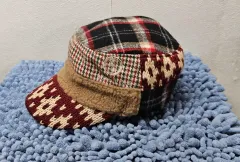 BEAN POLE Outdoor ミックス CHECK ハンチングキャップ 帽子 M