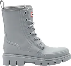 ハンター レディース シューズ ブーツ・レインブーツ レース HUNTER Womens Diana Waterproof Laceup Rain Boots Light Gray グレー