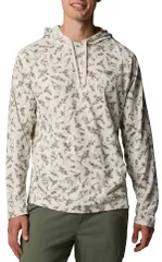 コロンビア メンズ アウター パーカー・スウェット Columbia Mens PFG Wild Cast Camp Hoodie Stone Huntfish ストーン