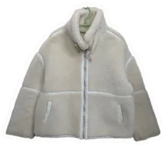 レディース77 白 ボア ムートン アウター