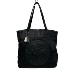 COACH(コーチ) トートバッグ美品  ジュリアオプアートペリートート 15013 黒 レザー
