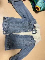 ギャップ ベイビー 4歳 デニム ボア ジャケット