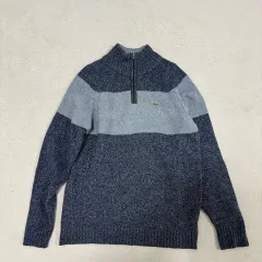 XL ラコステ ハートジップアップ ニットセーター（洗濯必要）1215