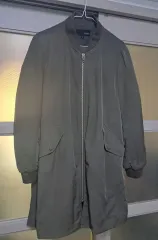 カーキ ロング MA-1ジャケット