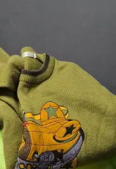 ヴィンテージ オリーブ COLOR ニット 出品