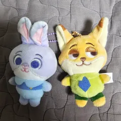 ズートピア ジュディ ニック ぬいぐるみ キーホルダー セット