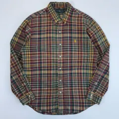 Polo ポロ ラルフローレン 刺繍 コットン マドラスチェック シャツ