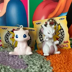 レトロ文具 ポケットモンスター ミュウ ミュウツー キーホルダー 2種