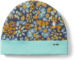 スマートウール レディース アクセサリー 帽子 Smartwool NTS 250 Cuffed Beanie Nightfall Blue Floral ブルー