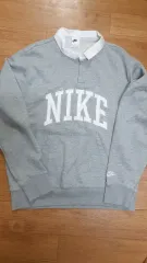 ユニセックス NIKE ナイキ カラーネック スウェット グレー XL