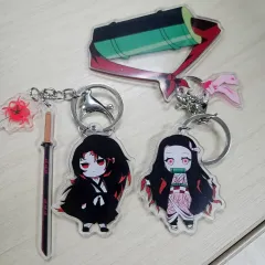 禰豆子 縁壱 鬼滅の刃 アクリル キーホルダー